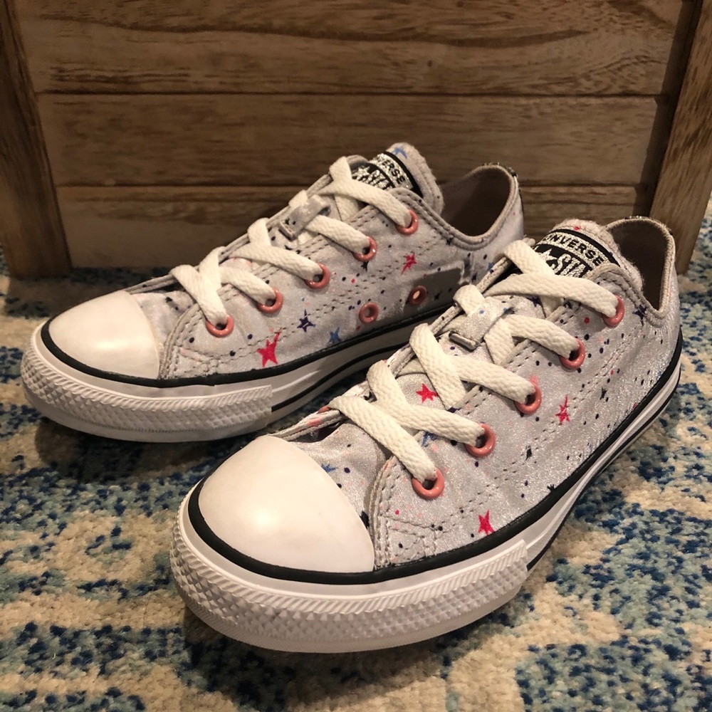 Converse Sparkle Silver Stars ⭐️ All Star